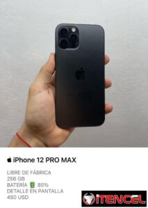 iPhone 12 PRO MAX de uso (buen estado)