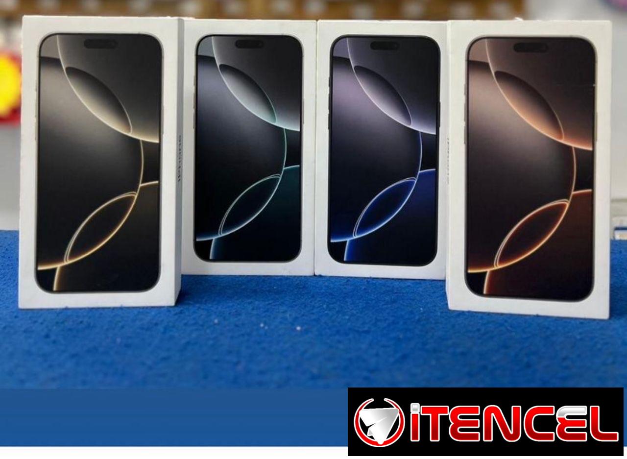 Nuevos en caja 🆕🆕🆕 Iphon 16 pro max 📲 Esim-rsim (trabajo hecho ) Color : variedad 256 Gb 🇬🇧 100 batería 🔋