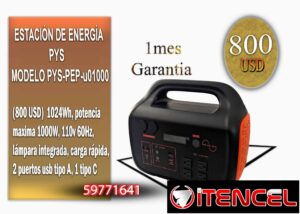 Estaciones de Energía silenciosas. Buenos precios