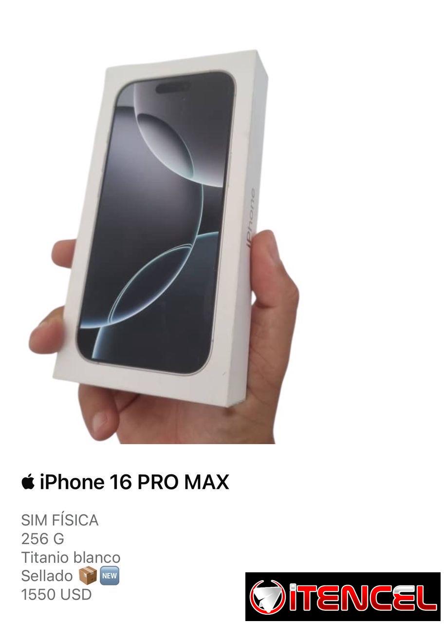 iPhone 16 pro Max nuevo en caja
