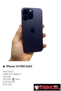 iPhone 14 PRO MAX de uso (buen estado)
