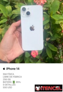 iPhone 14 de uso (buen estado)