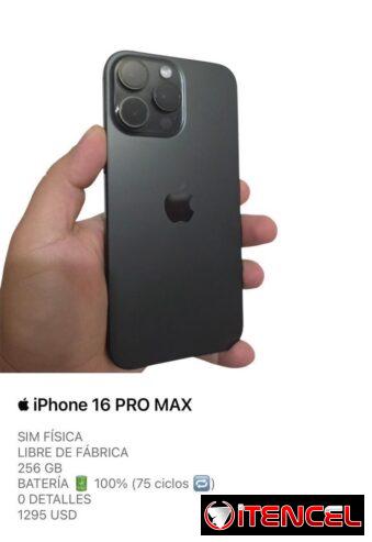 iPhone 16 PRO MAX de uso ( buen estado )
