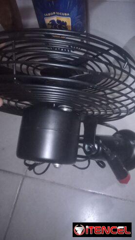 VENTILADOR DE CARRO 12V DE METAL 21CM DE DIÁMETRO Y 24 CM DE ALTO 5️⃣3️⃣5️⃣4️⃣6️⃣1️⃣3️⃣8️⃣