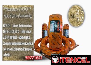 Neumáticos económicos y confiables para Motos VGOOD y BESAFE con 8 capas y sertificadas. Llame si su modelo no está en el anuncio.