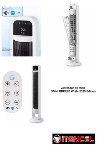 Ventilador de torre OMNI BREEZE White 2025 Edition