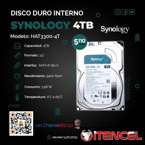 💾 110 💾 DISCO INTERNO SYNOLOGY 4TB SATA6. NUEVO Y SELLADO. TLF 54833699