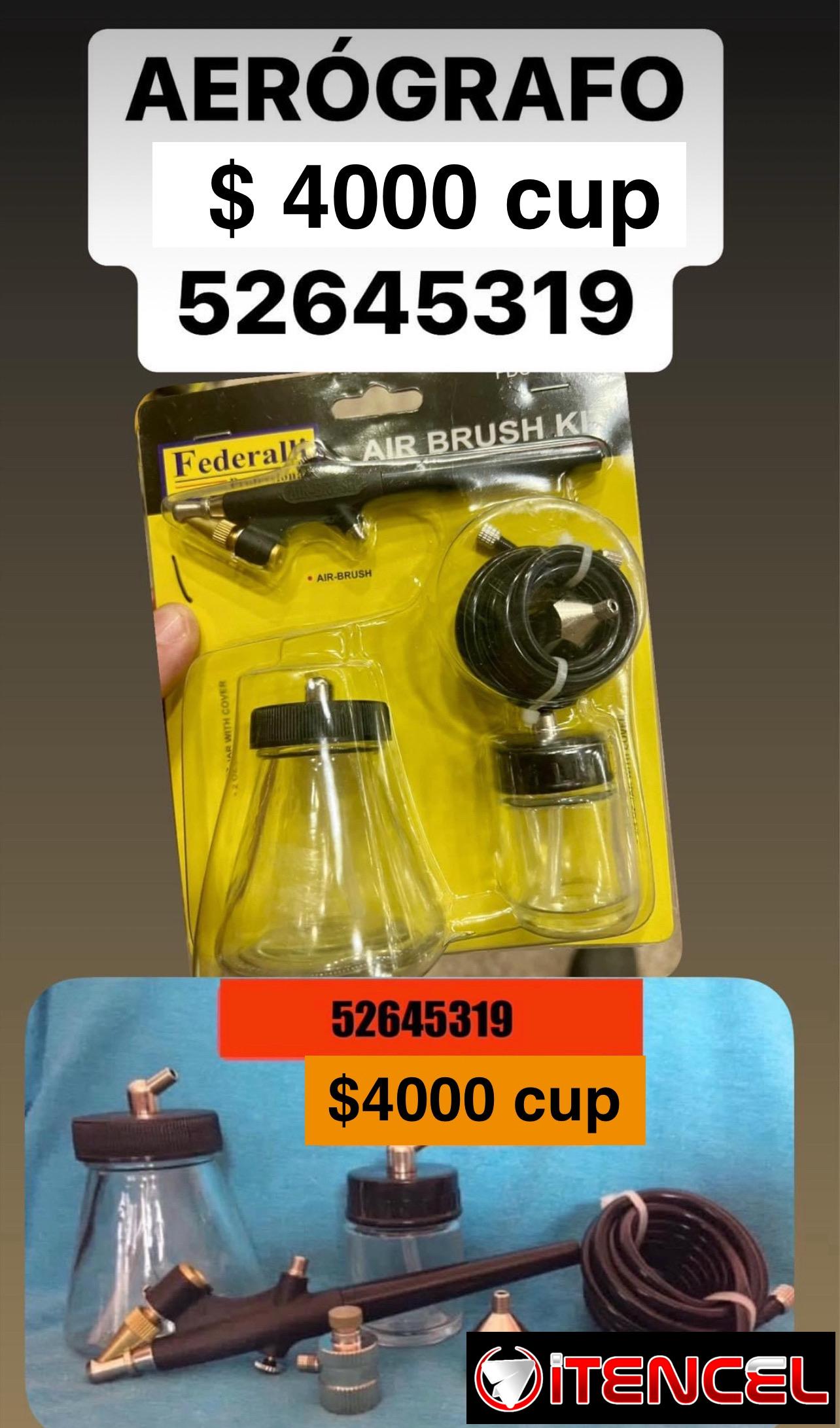 Aerógrafo con todos sus accesorios !