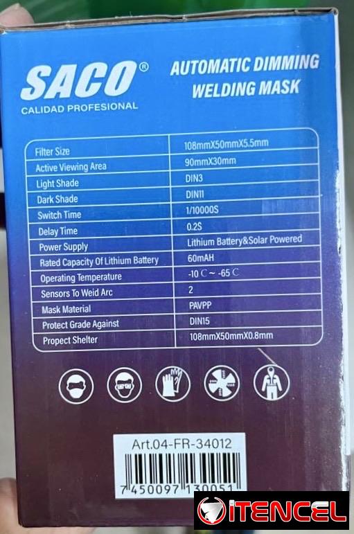 Máscaras de soldar de oscurecimiento automático ideal para chapistas y soldadores !!!!