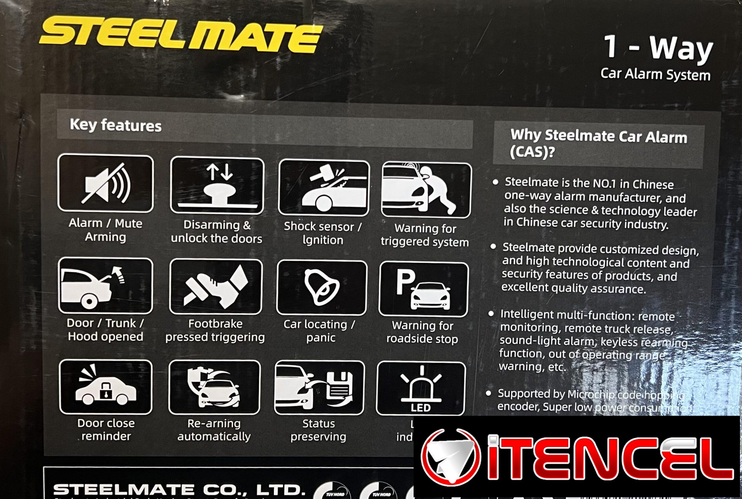 La mejor marca de Alarma para su auto STEELMATE 838ZX 1way