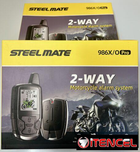 Lo mejor en marcas de Alarmas para su Moto STEELMATE 986X/OPRO de Dos vías, con llavero Vipper!!!