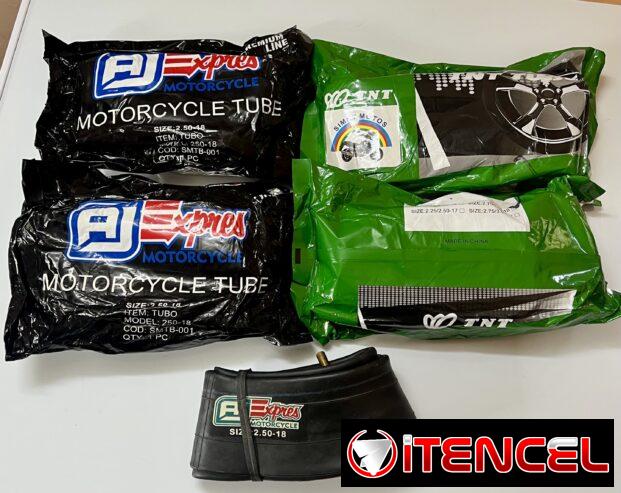 Cámaras para motocicletas New a estrenar y bien gruesas !!! Medidas disponibles: 250 x 18 275/300 x 18