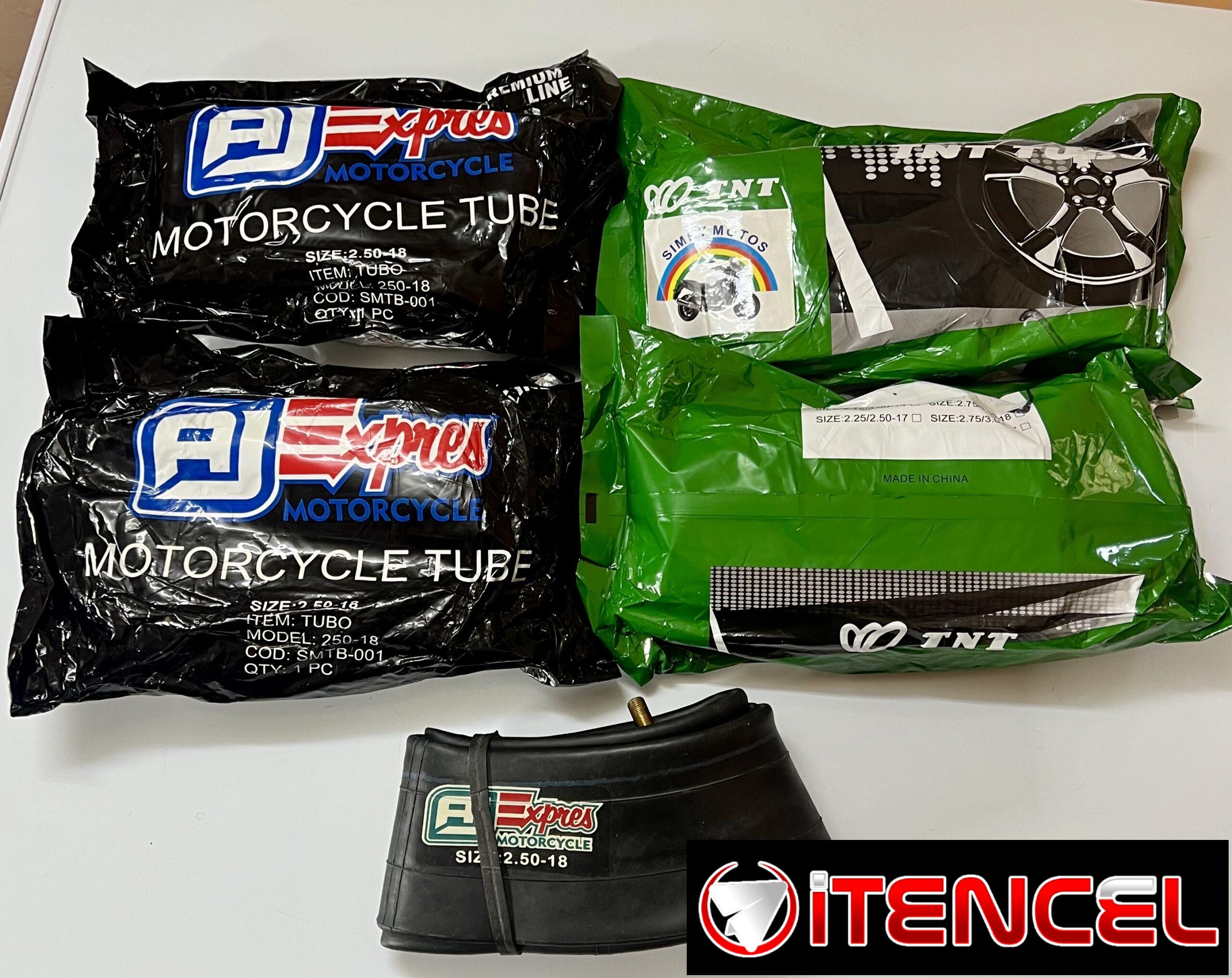 Cámaras para motocicletas New a estrenar y bien gruesas !!! Medidas disponibles: 250 x 18 275/300 x 18