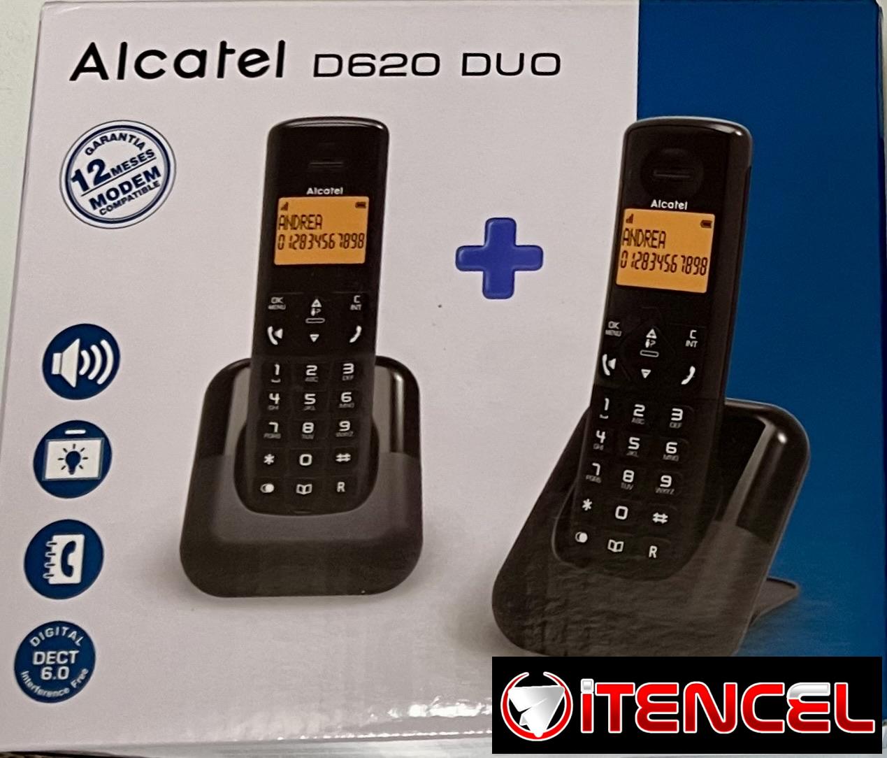 Teléfono inalámbrico ALCATEL de dos bases New en caja a estrenar con sus baterías recargables !!!