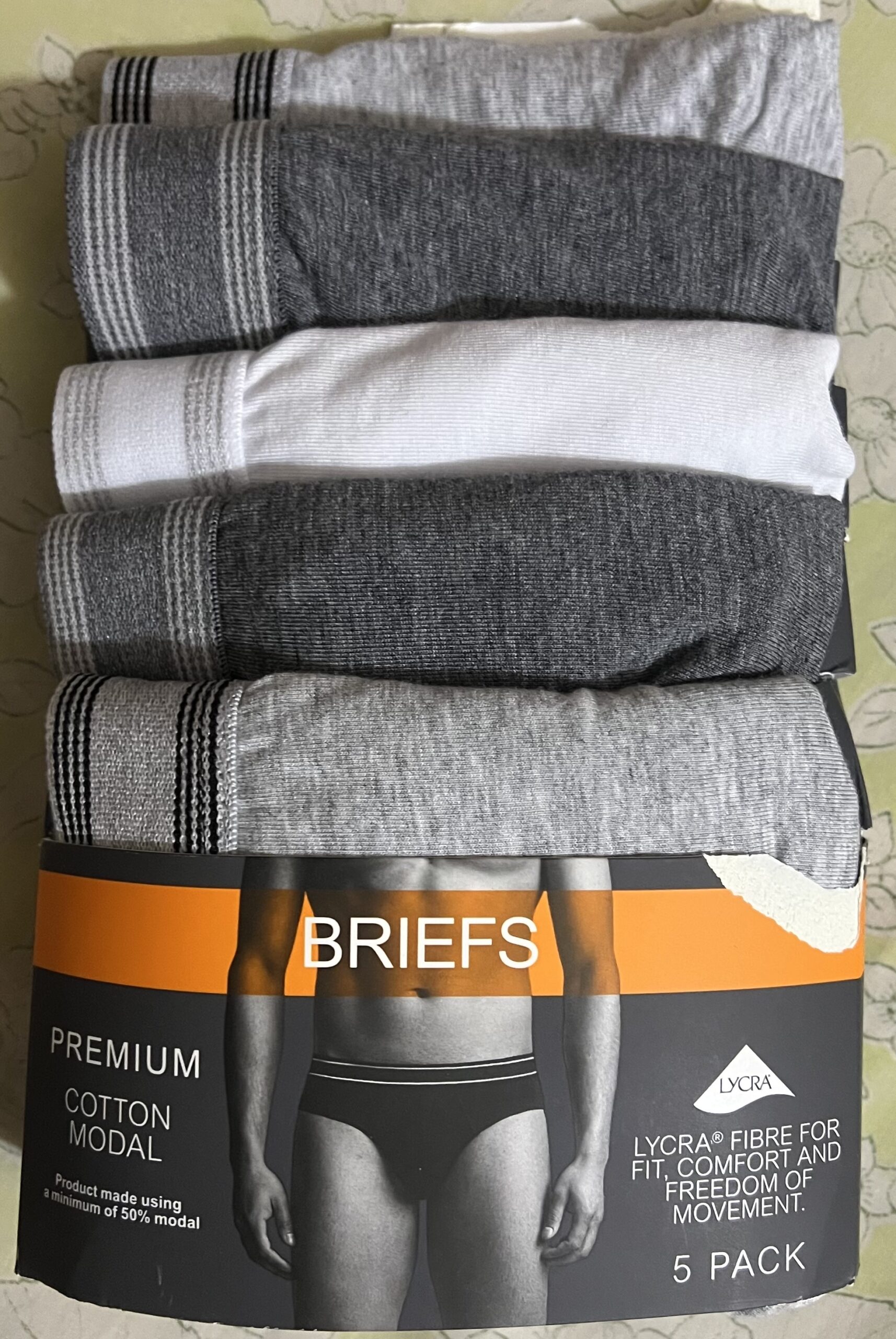 Calzoncillos atléticos de calidad ! talla XL pack de 5