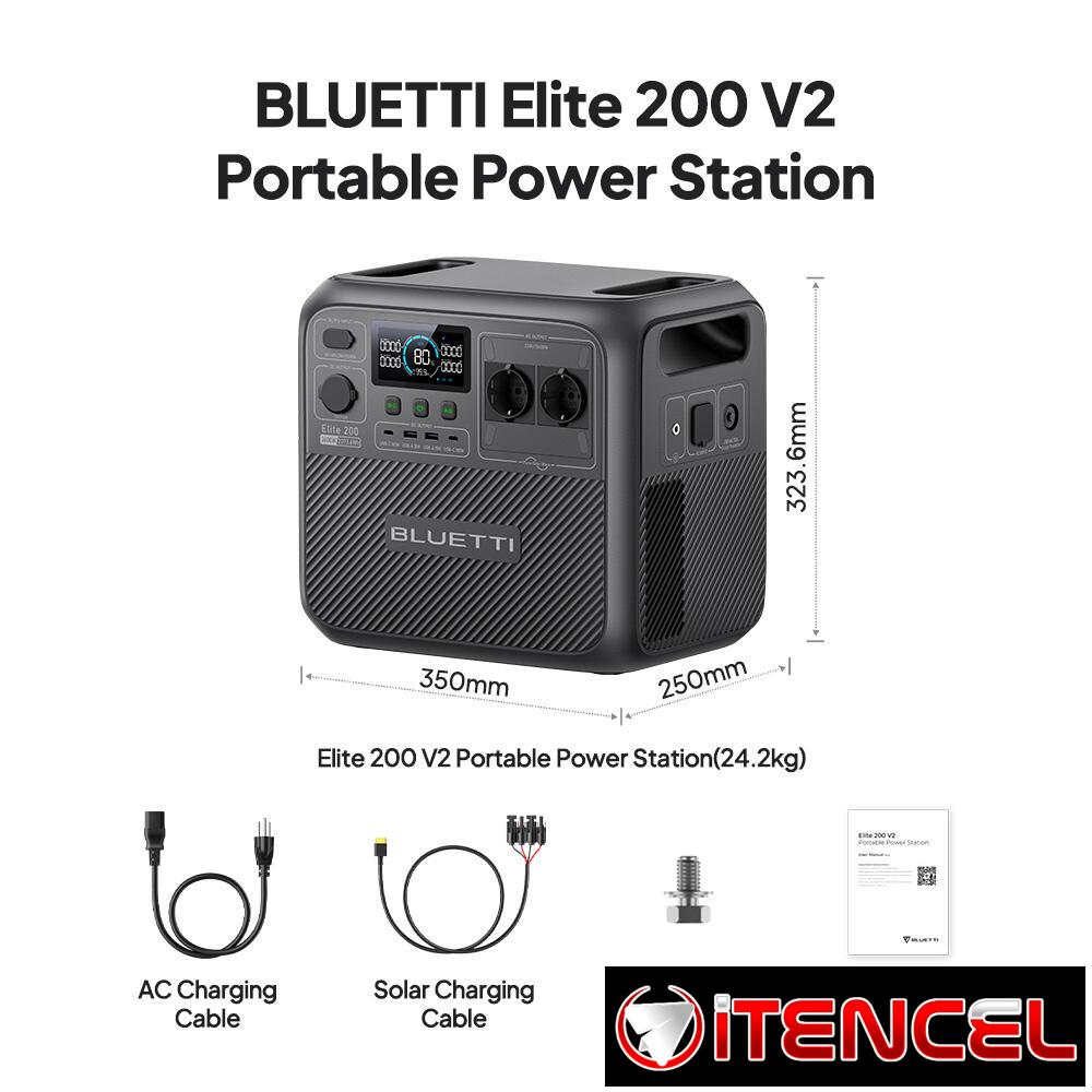 OFERTA :Estación Bluetti ELITE 200V2 – 1400USD