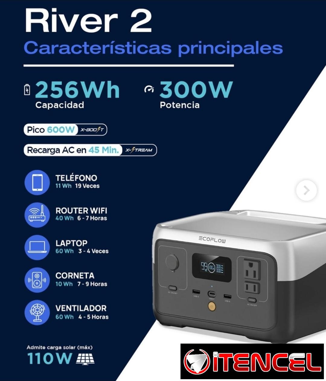 OFERTA Estación de Energía Ecoflow River 2 – 320USD