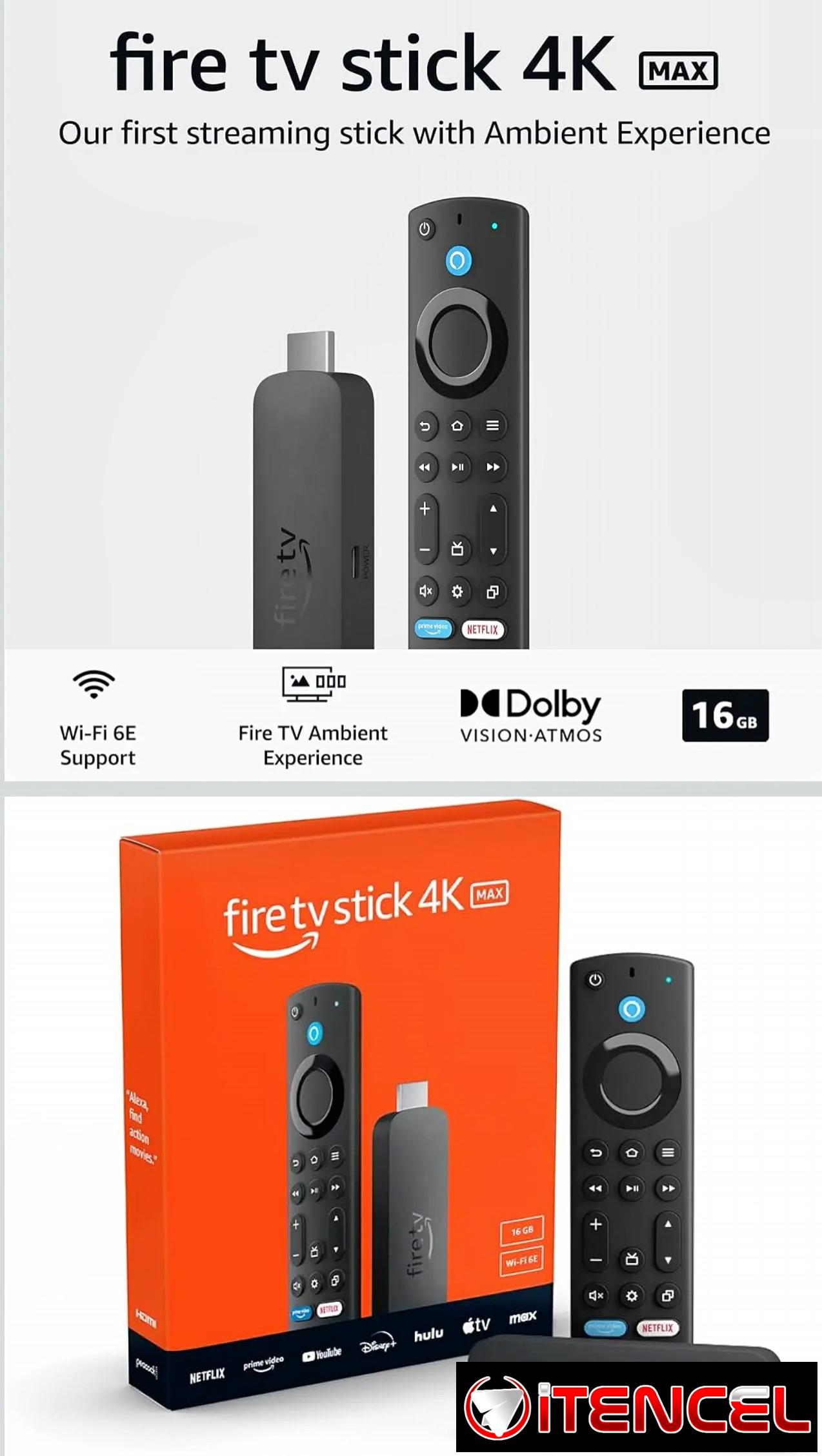 ⚡ AMAZON FIRE TV STICK 4K – STREAMING ULTRA HD, WIFI DUAL Y CONTROL POR VOZ ALEXA ⚡
