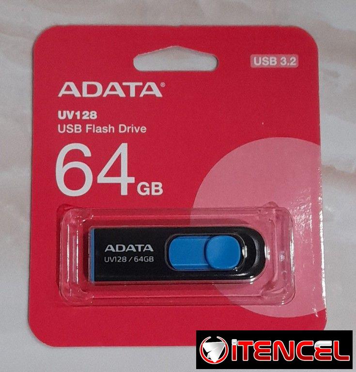 Memorias Flash Kingston y ADATA de 32, 64 y 128 Gb con USB 3.2 selladas