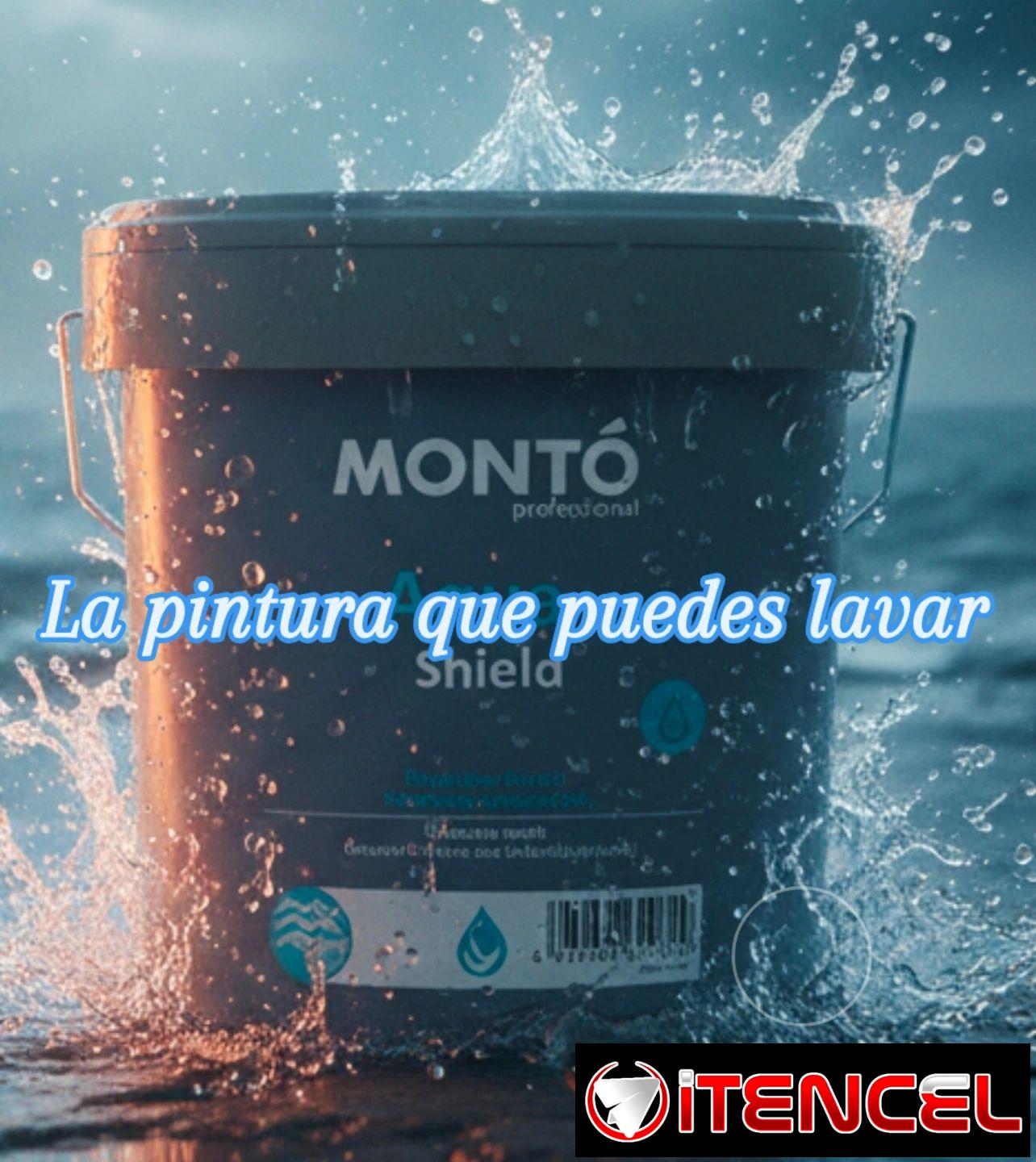 Pintura Vinil Acríliva Montó Nevada Plus. 4 Lt