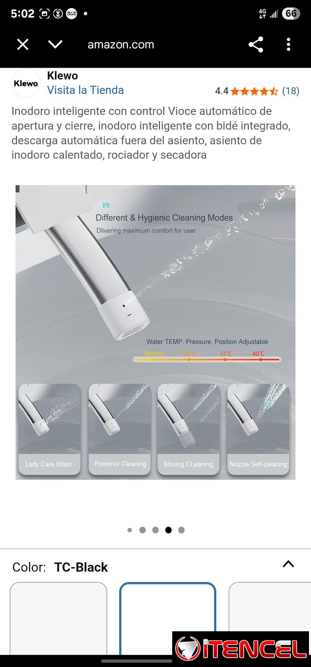 Tasa de baño inteligente , duchas de hidromasaje