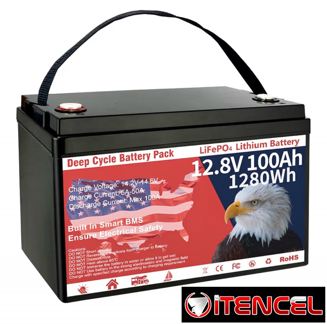 ⚡️🔥 BATERÍA DE LITIO LiFePO4 12 V 100 Ah – GRUPO 31 🔥⚡️