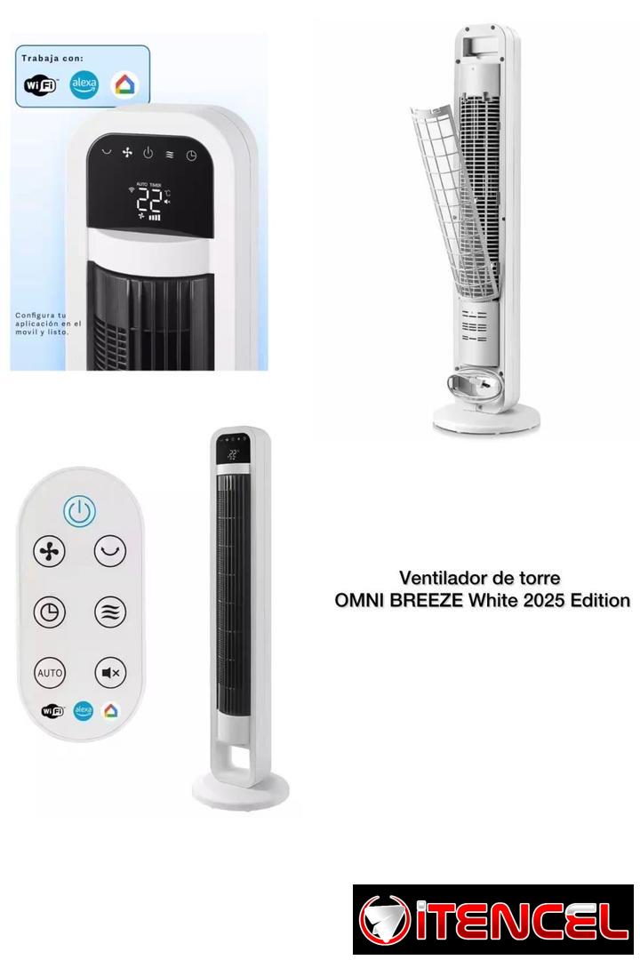 Ventilador de torre OMNI BREEZE White 2025 Edition