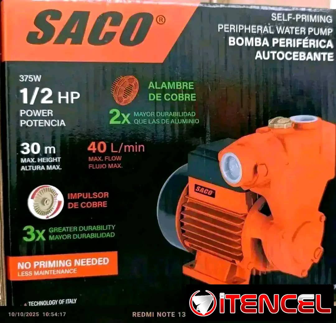 Bomba autocebante o ladrón de agua