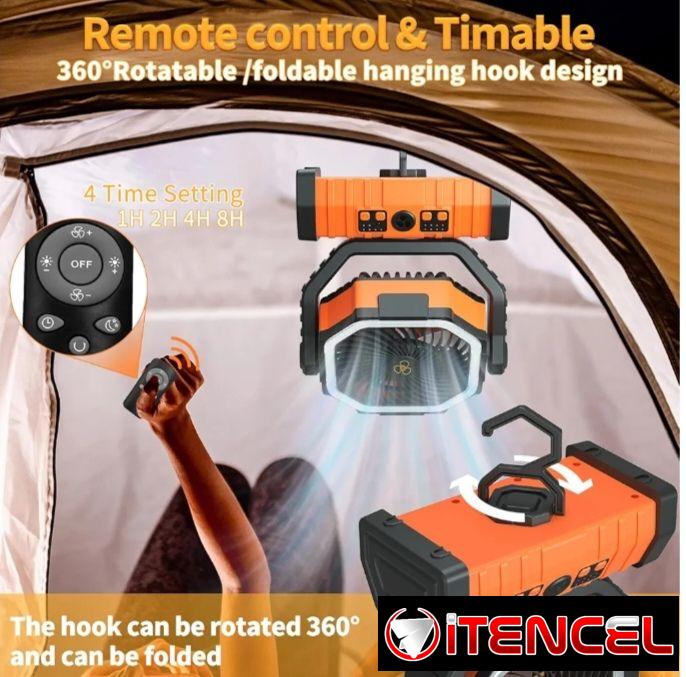 Ventilador Recargable 20000 mAH