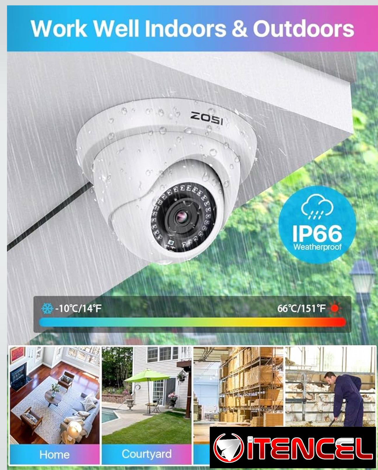 🔥🔥🔥 🔒📹 SISTEMA DE CÁMARAS ZOSI 3K LITE 🔥 – SEGURIDAD TOTAL CON INTELIGENCIA ARTIFICIAL (AI) 🔥🔥🔥