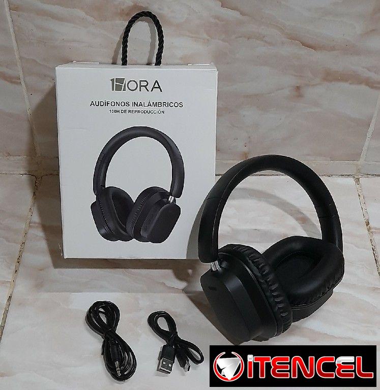 Audifonos de Casco 1Hora inalambricos por bluetooth varios modelos con cancelación de ruido