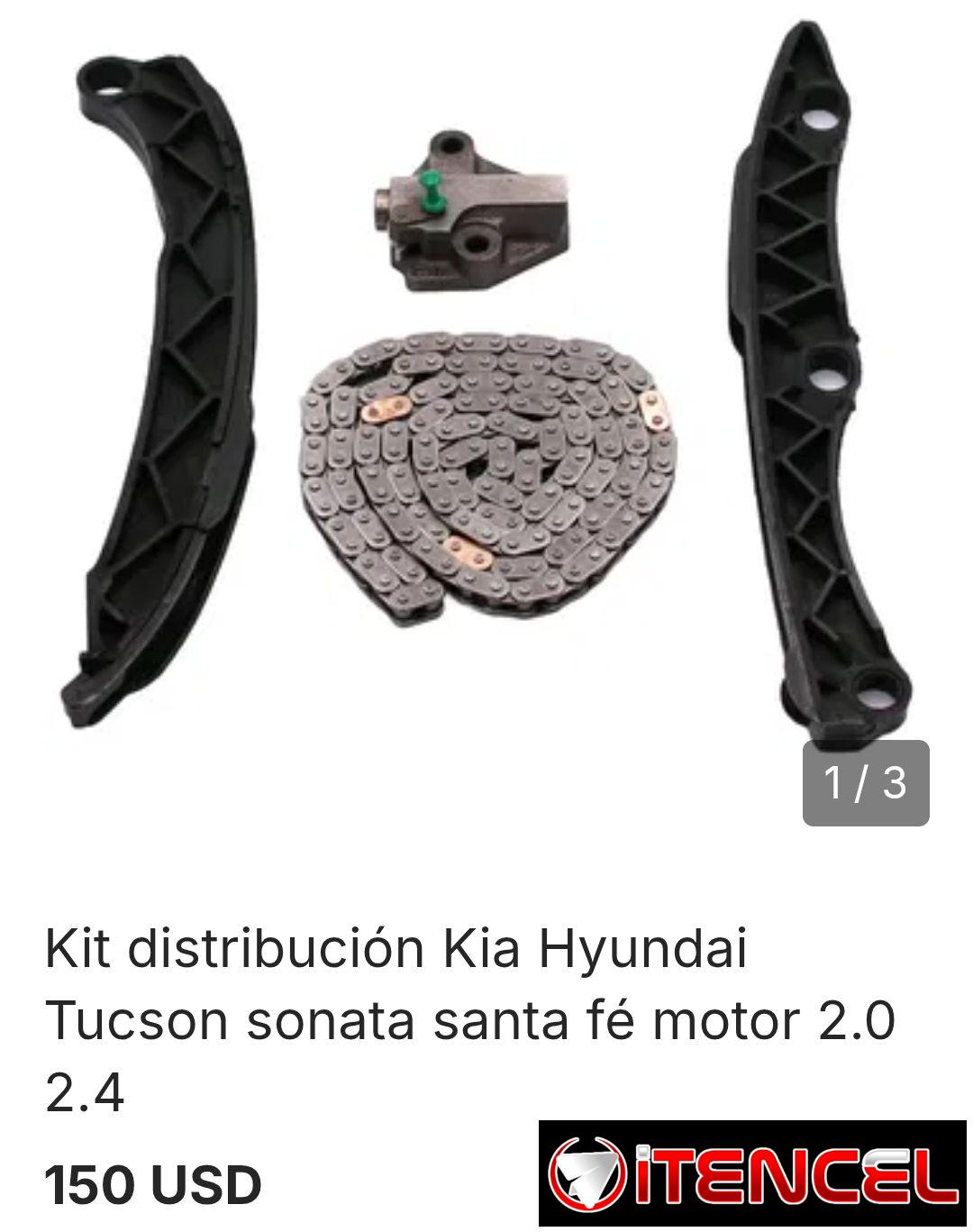 Kit de distribución de Hyundai Kia Santa fe Sorento azera génesis motor 3.3 3.8 Tucson sonata 2.0 2.4