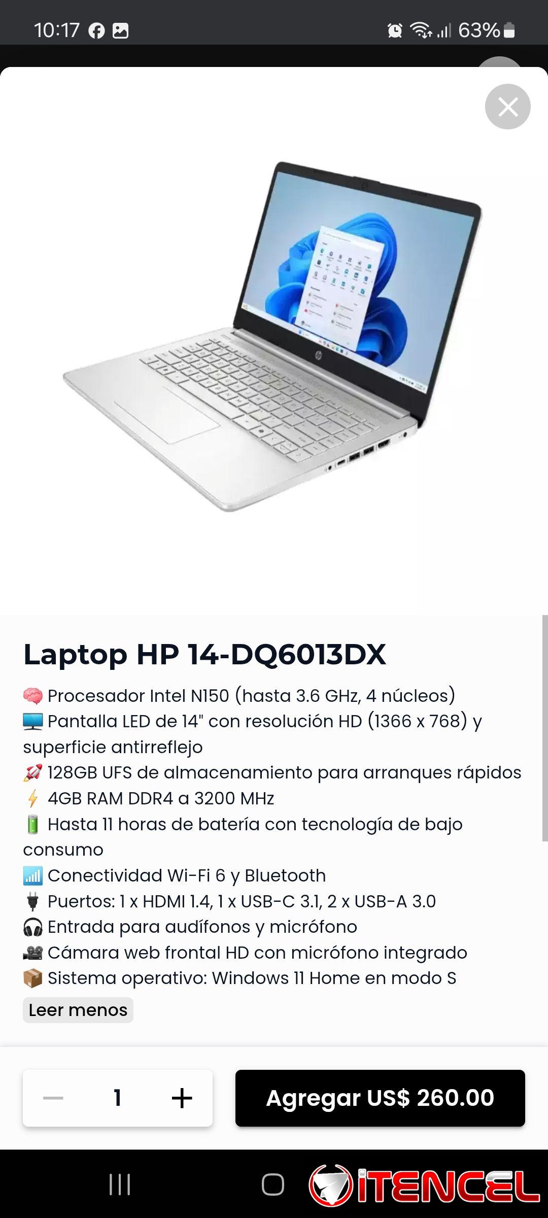 Laptop 0km en caja de varias marcas,capacidad y ram inclusive gana alta gaming. 50755485