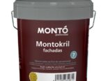 Pintura Vinil Acrilica Montokril fachada. 4 Lt