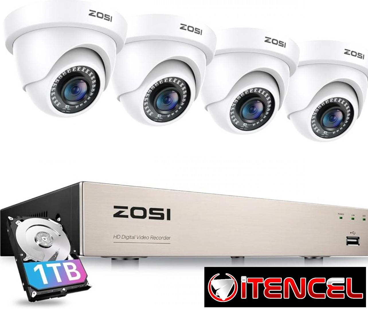 🔥🔥🔥 🔒📹 SISTEMA DE CÁMARAS ZOSI 3K LITE 🔥 – SEGURIDAD TOTAL CON INTELIGENCIA ARTIFICIAL (AI) 🔥🔥🔥
