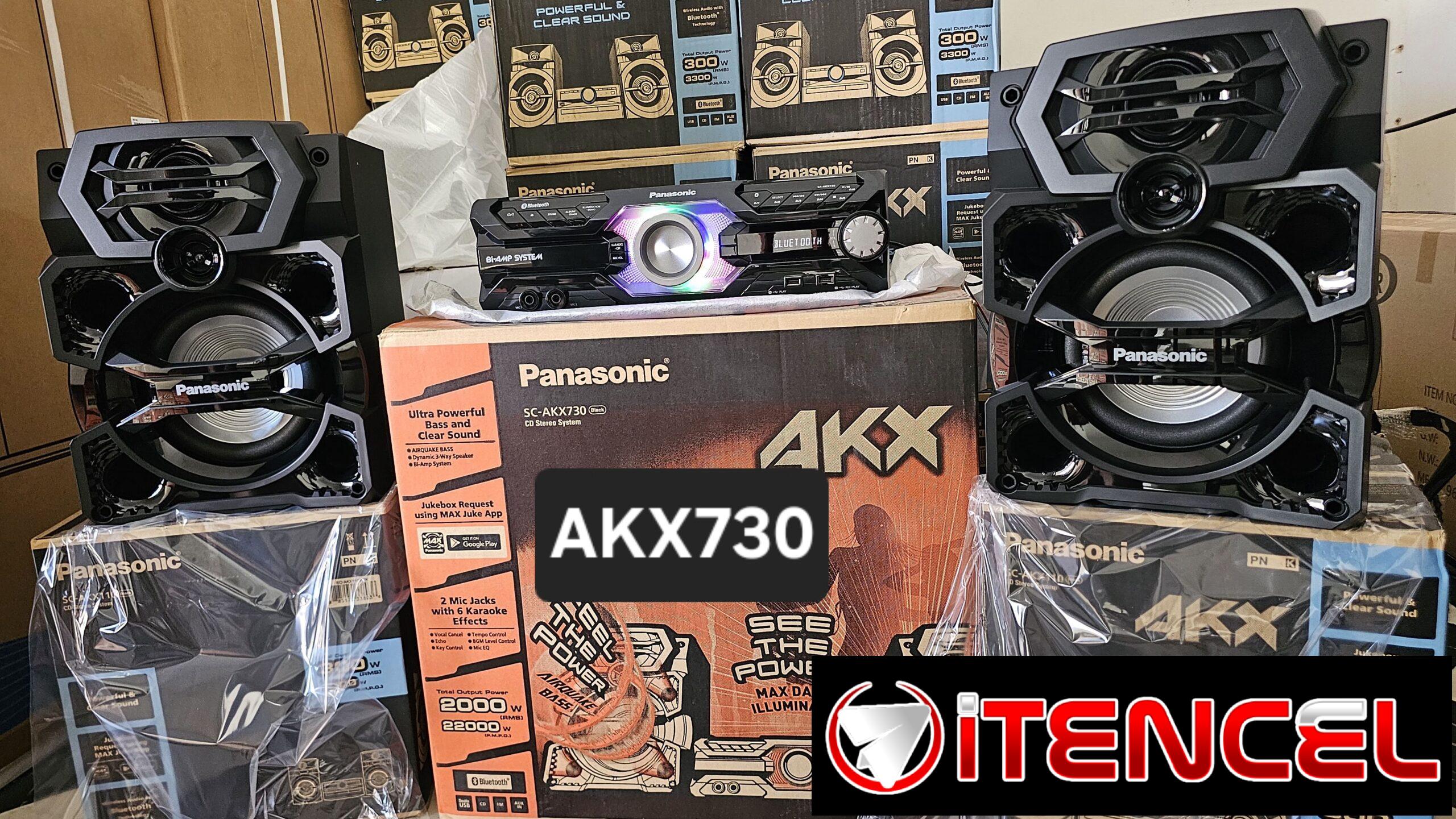 EQUIPOS DE MÚSICA LG & PANASONIC 👉🏽●Panasonic Sc-AkX730……-2000w de potencia, Bluetooth, puertos usb Precio: $370 USD 👌🏻 👉🏽●Pan