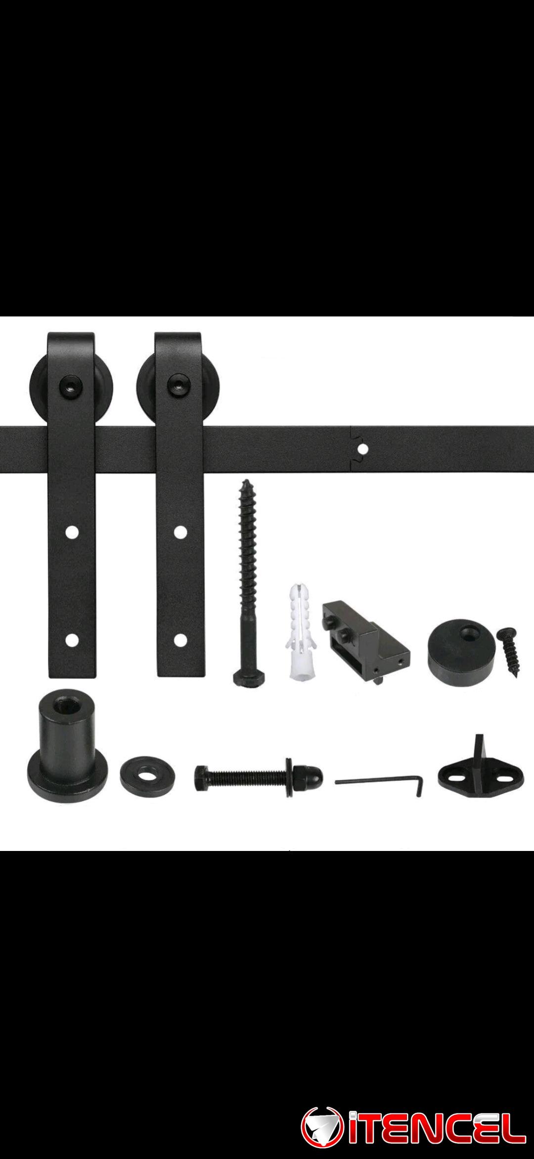 Sistema de correderas para puertas de granero. Nuevo en caja.