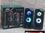 Bocinas RGB para PC con control de volumen y salida Jack 3.5mm y USB