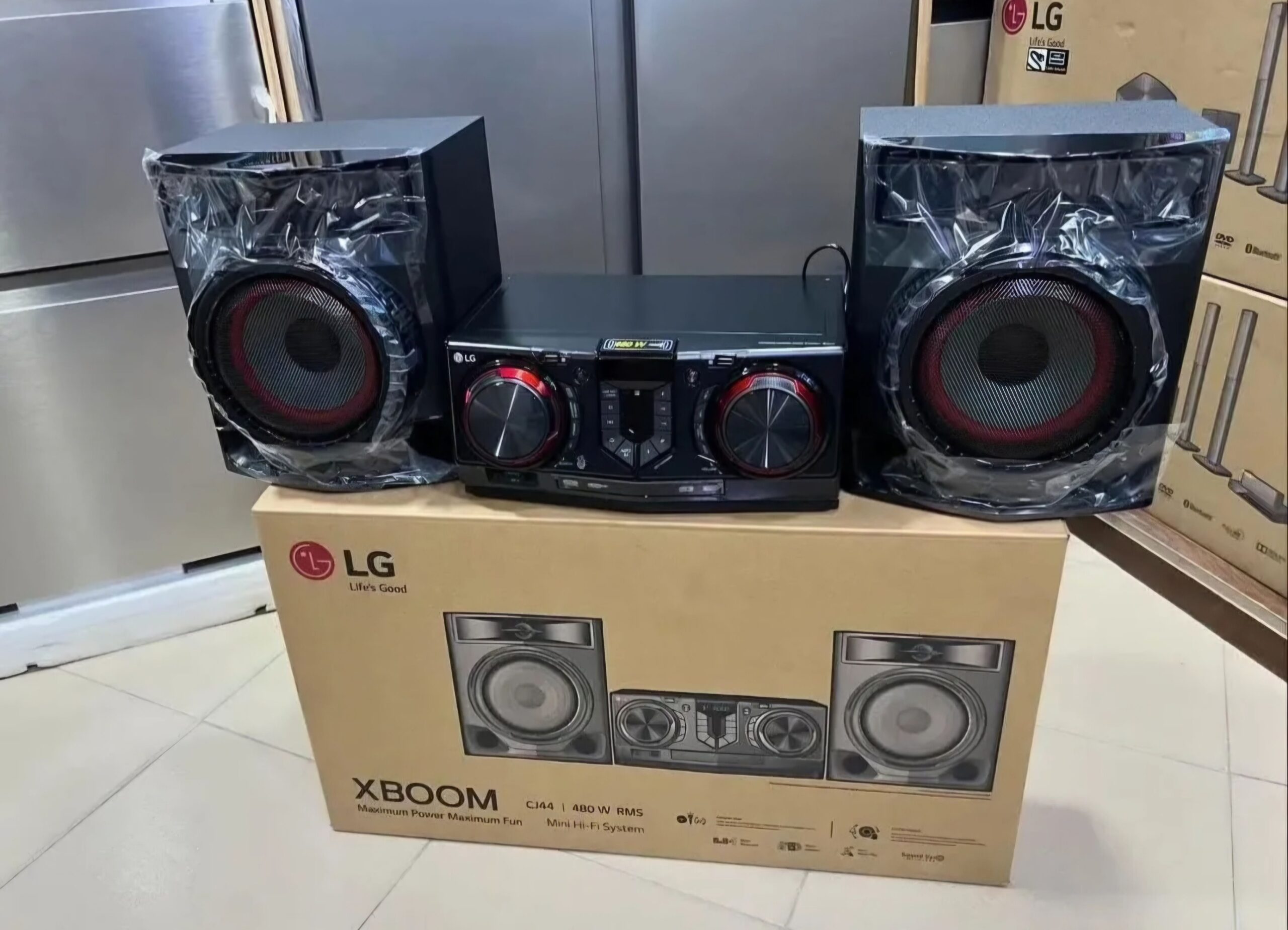 Equipos de musica LG y PANASONIC