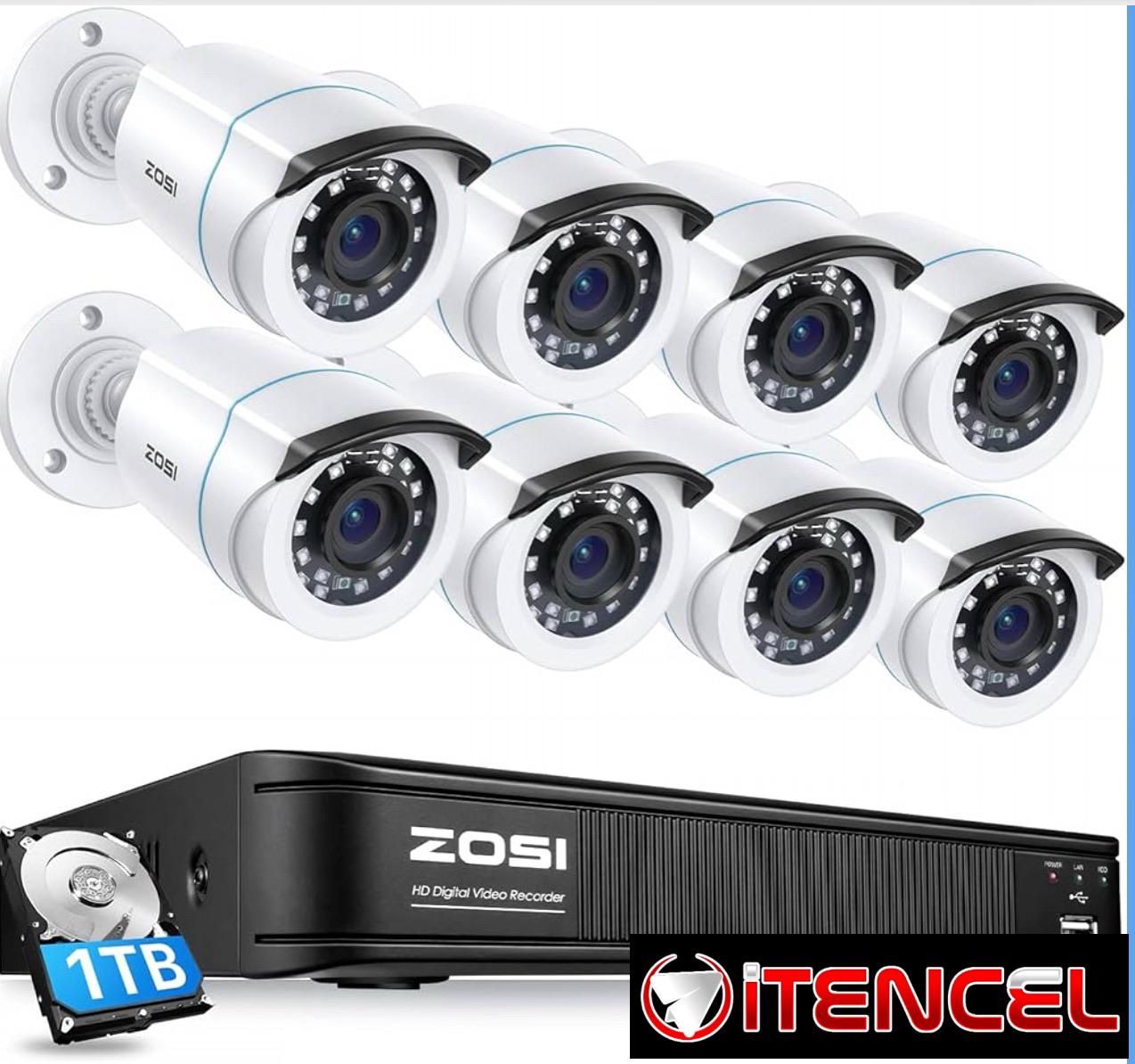🔥🔥🔥 🔒📹 SISTEMA DE CÁMARAS ZOSI 3K LITE 🔥 – SEGURIDAD TOTAL CON INTELIGENCIA ARTIFICIAL (AI) 🔥🔥🔥