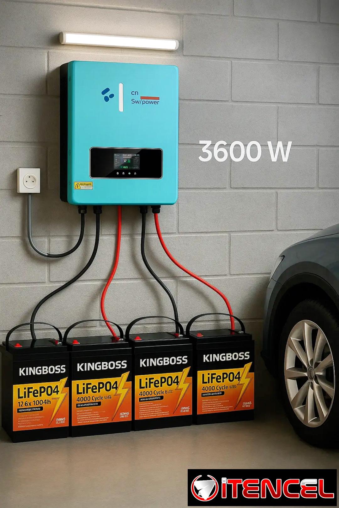 💥⚡ KIT ENERGÉTICO COMPLETO – INVERSORES + BATERÍAS LiFePO₄ ⚡💥