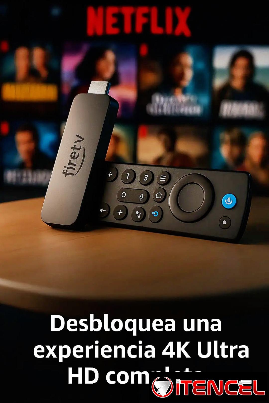 ⚡ AMAZON FIRE TV STICK 4K – STREAMING ULTRA HD, WIFI DUAL Y CONTROL POR VOZ ALEXA ⚡