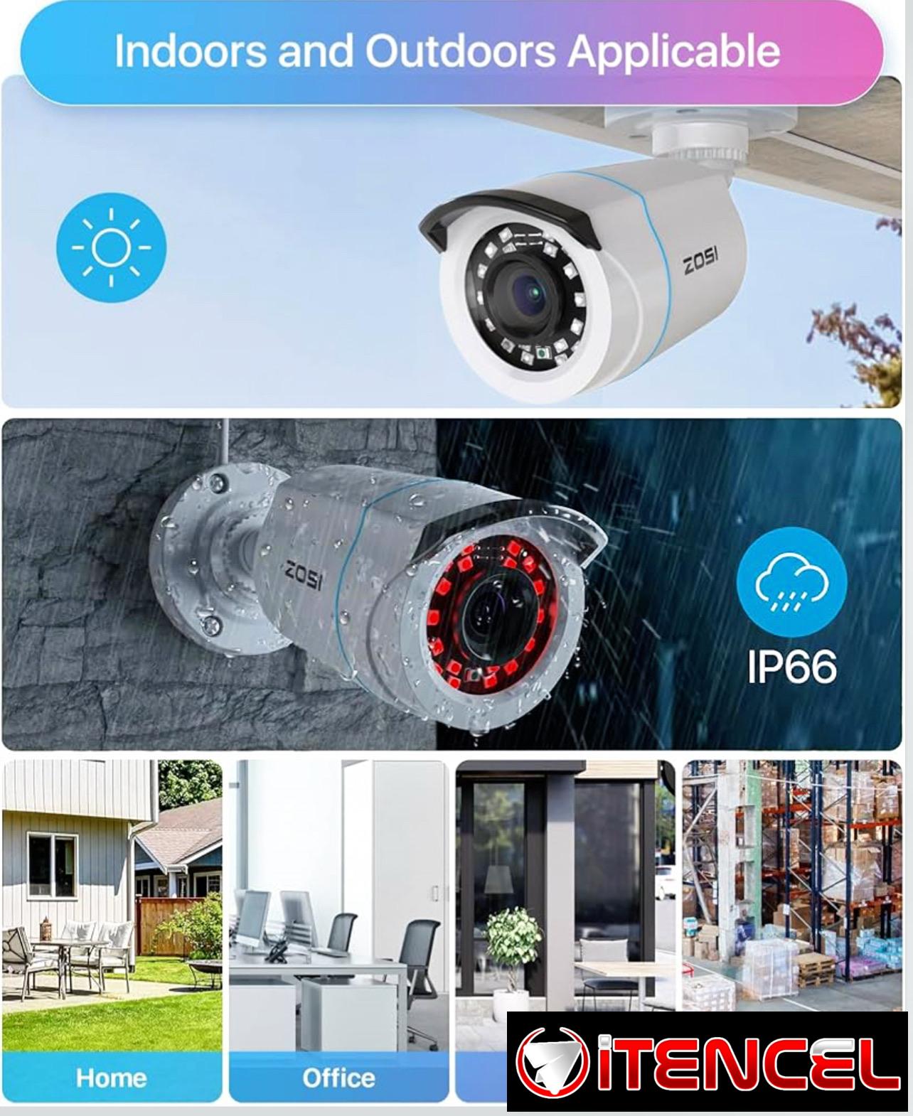 🔥🔥🔥 🔒📹 SISTEMA DE CÁMARAS ZOSI 3K LITE 🔥 – SEGURIDAD TOTAL CON INTELIGENCIA ARTIFICIAL (AI) 🔥🔥🔥