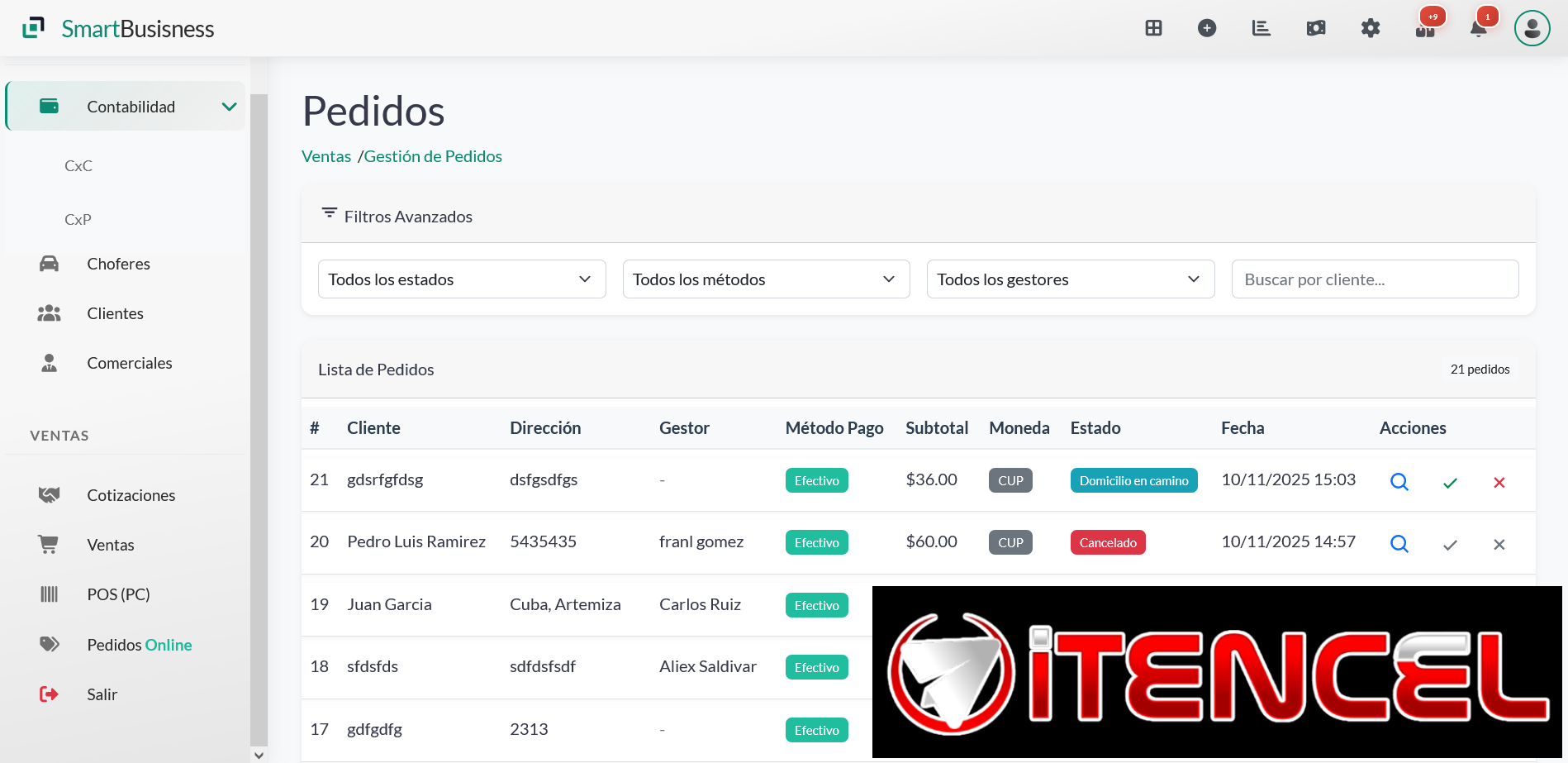Sistema de Gestion de Negocios para Emprendedores y Empresarios Cubanos
