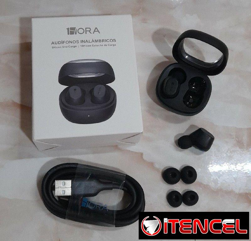 Audifonos inalambricos 1Hora de bluetooth control táctil varios modelos con cancelación de ruido