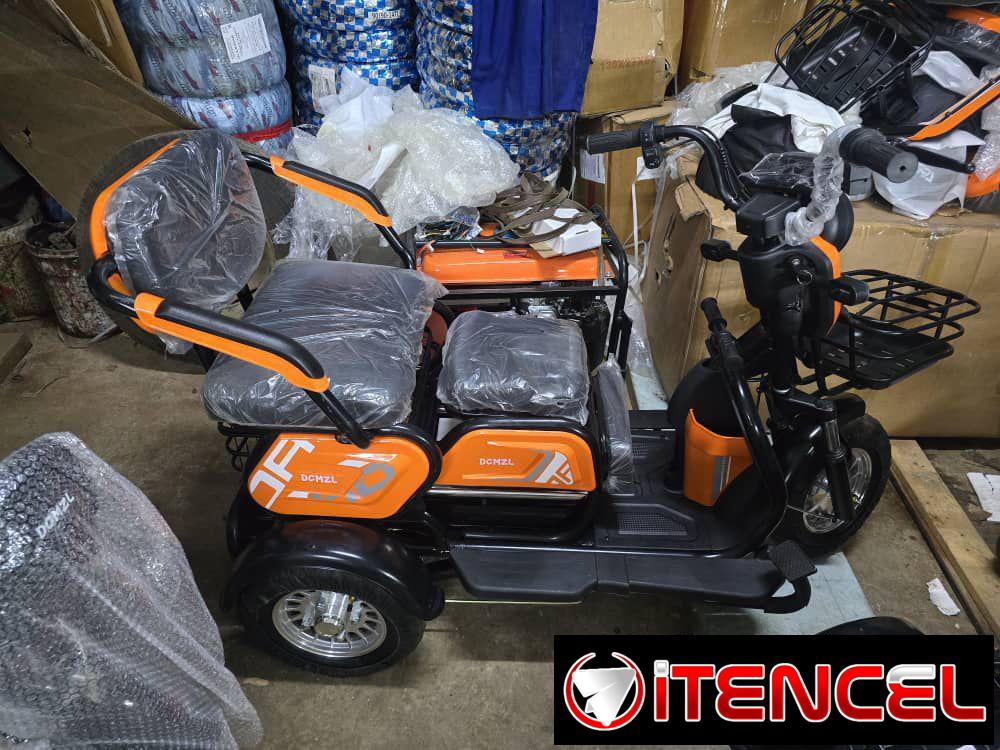 Triciclo DCMZL • ⁠48 Volt • ⁠20 Ampere • ⁠Autonomía 50-60 km por carga • ⁠Batería de gel anti explosiva 💲FORMAS DE PAGO💲 USD,EUR,M