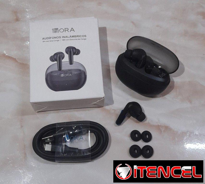 Audifonos inalambricos 1Hora de bluetooth control táctil varios modelos con cancelación de ruido