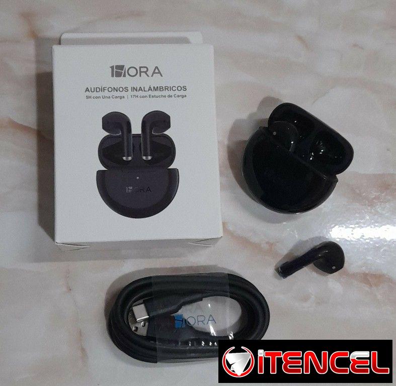 Audifonos inalambricos 1Hora de bluetooth control táctil varios modelos con cancelación de ruido