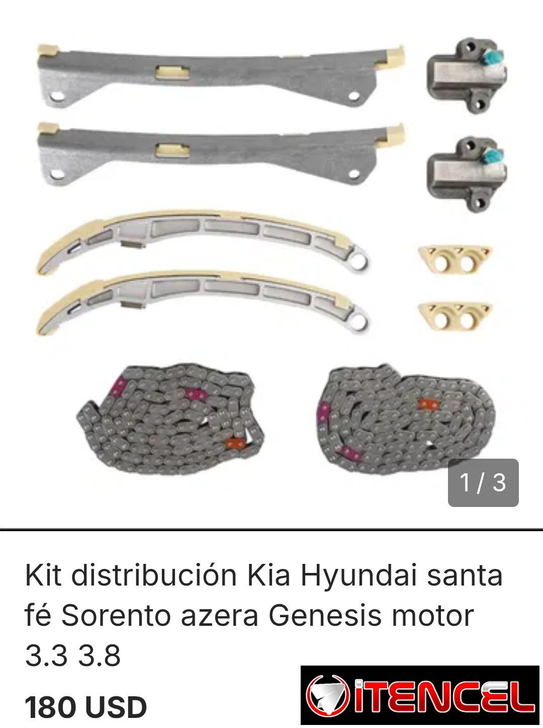 Kit de distribución de Hyundai Kia Santa fe Sorento azera génesis motor 3.3 3.8 Tucson sonata 2.0 2.4