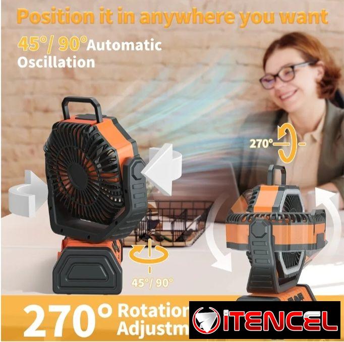 Ventilador Recargable 20000 mAH